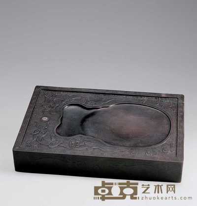 清 祁阳石长方砚 32.5×22×5.4cm